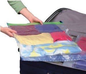 Comprar Bolsas de almacenamiento al vacío para ropa que ahorran espacio, bolsas  de compresión al vacío enrolladas a mano